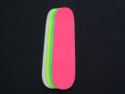 neon pink skateboard deck